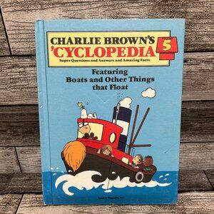 1980s Charlie Brown's Cyclopedia Featuring Boats Book  Volume 5